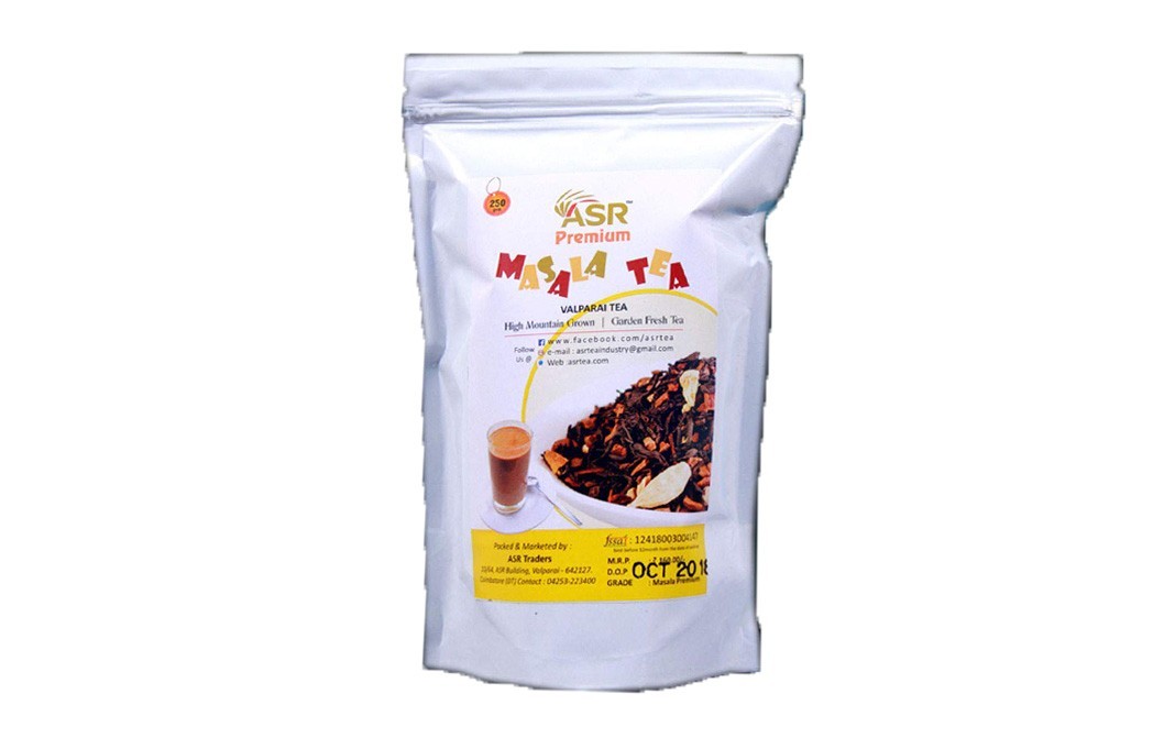 ASR Premium Masala Tea Valparai Tea   Pack  250 grams